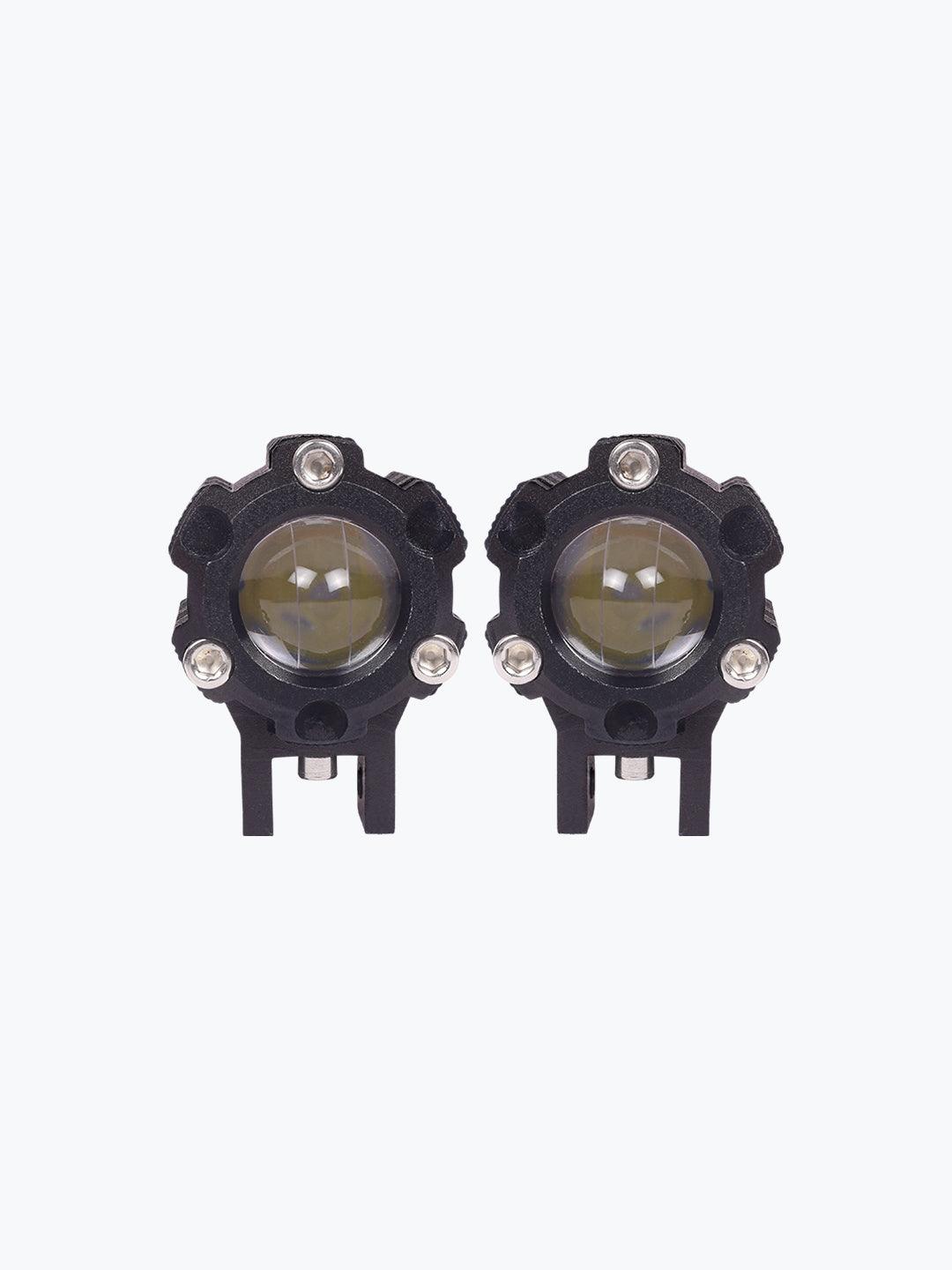 Foglight Pair Yellow White Economy 2.0 - Moto Modz