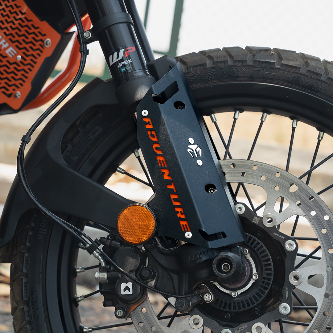 FORK PROTECTORS METAL -BLACK FOR 2025 FOR KTM 390 Adventure/Adventure X