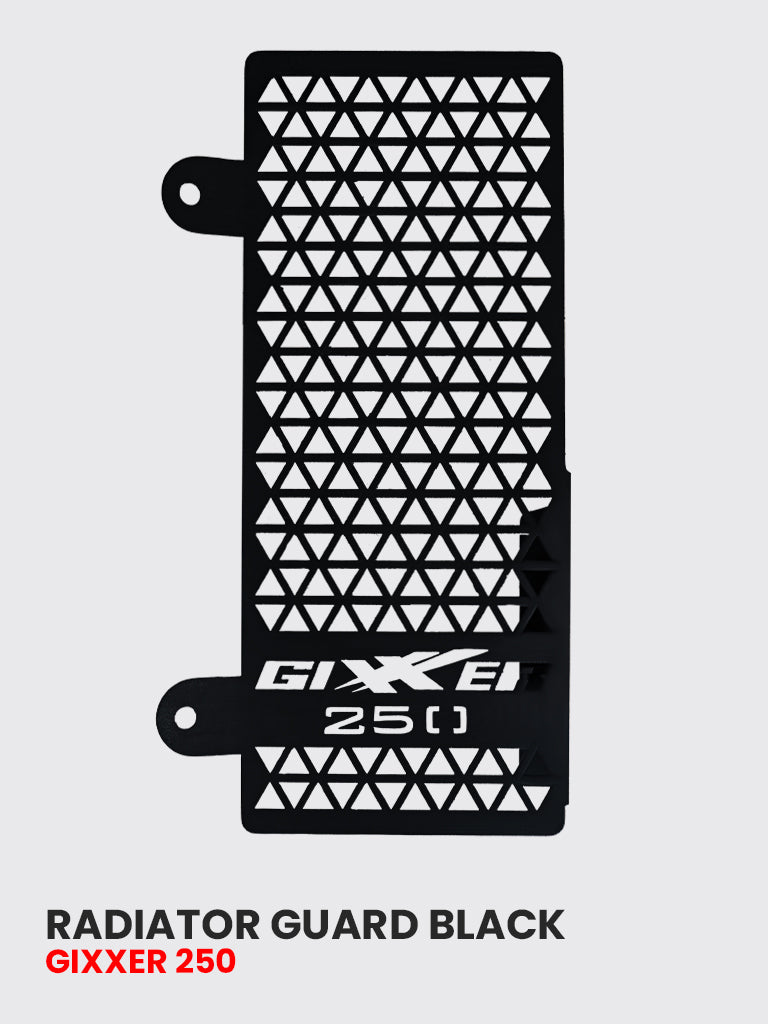 RADIATOR GUARD FOR GIXXER NAKED 250 BS6 BLACK / RD 937