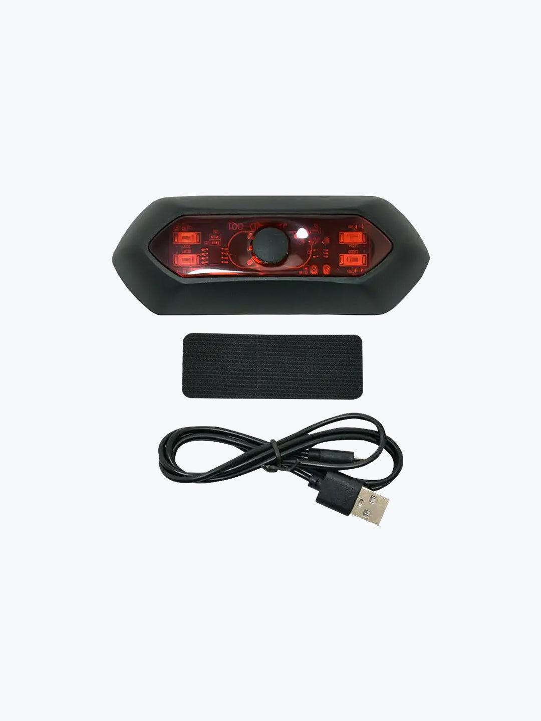 Helmet Flash LED Oval Light Red - Moto Modz