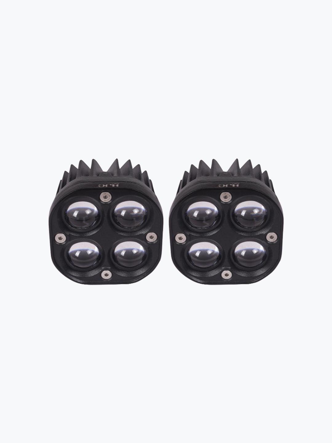 HJG 4 LED Quad Lens Fog Light - Moto Modz
