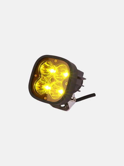 HJG 4 LED White With Yellow Cap - Moto Modz