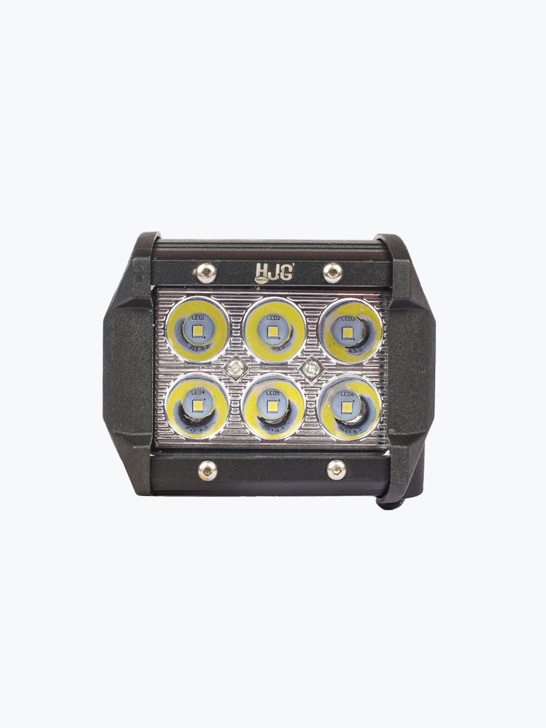 HJG 6 LED Square White - Moto Modz