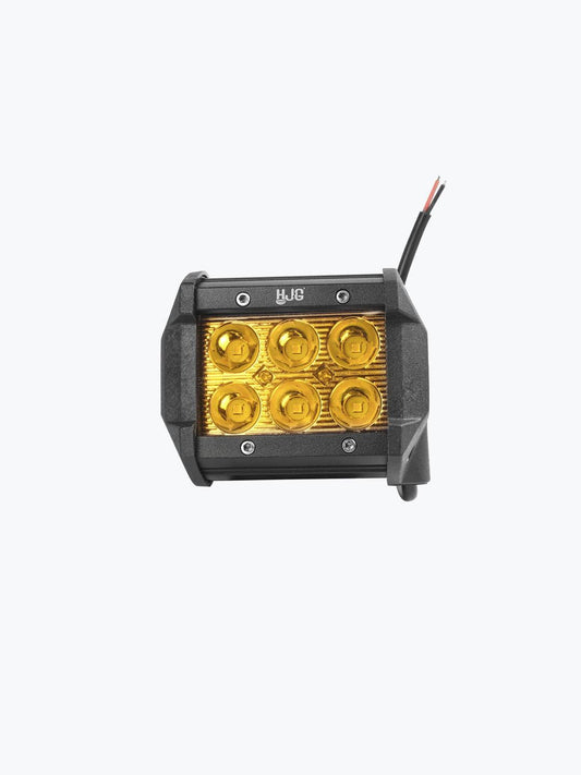 HJG 6 LED Square Yellow - Moto Modz