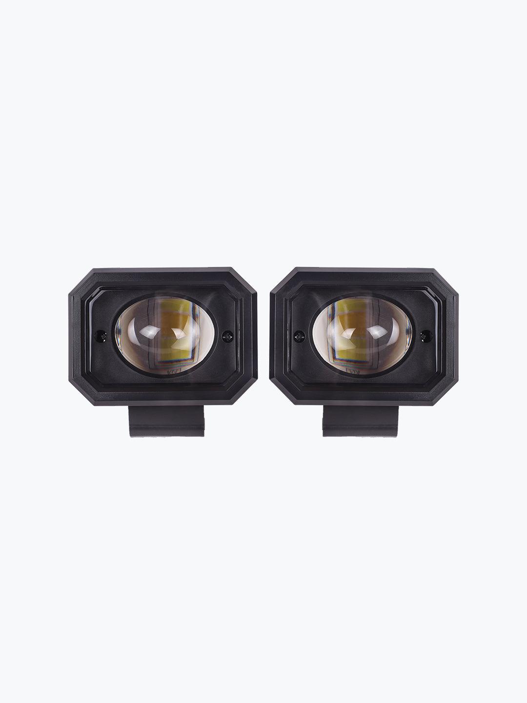 HJG AI CAM Square 3D Fog Light - Moto Modz