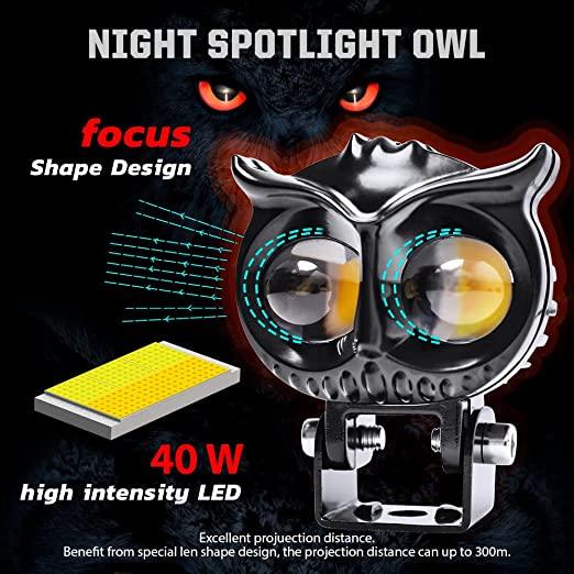 HJG OWL SHAPED LED FOG LIGHT (PACK OF 2) - Moto Modz