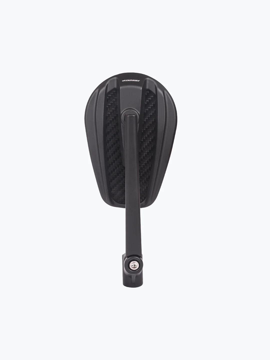 Inverted Alloy CNC Carbon Fiber Curve Mirror - Moto Modz