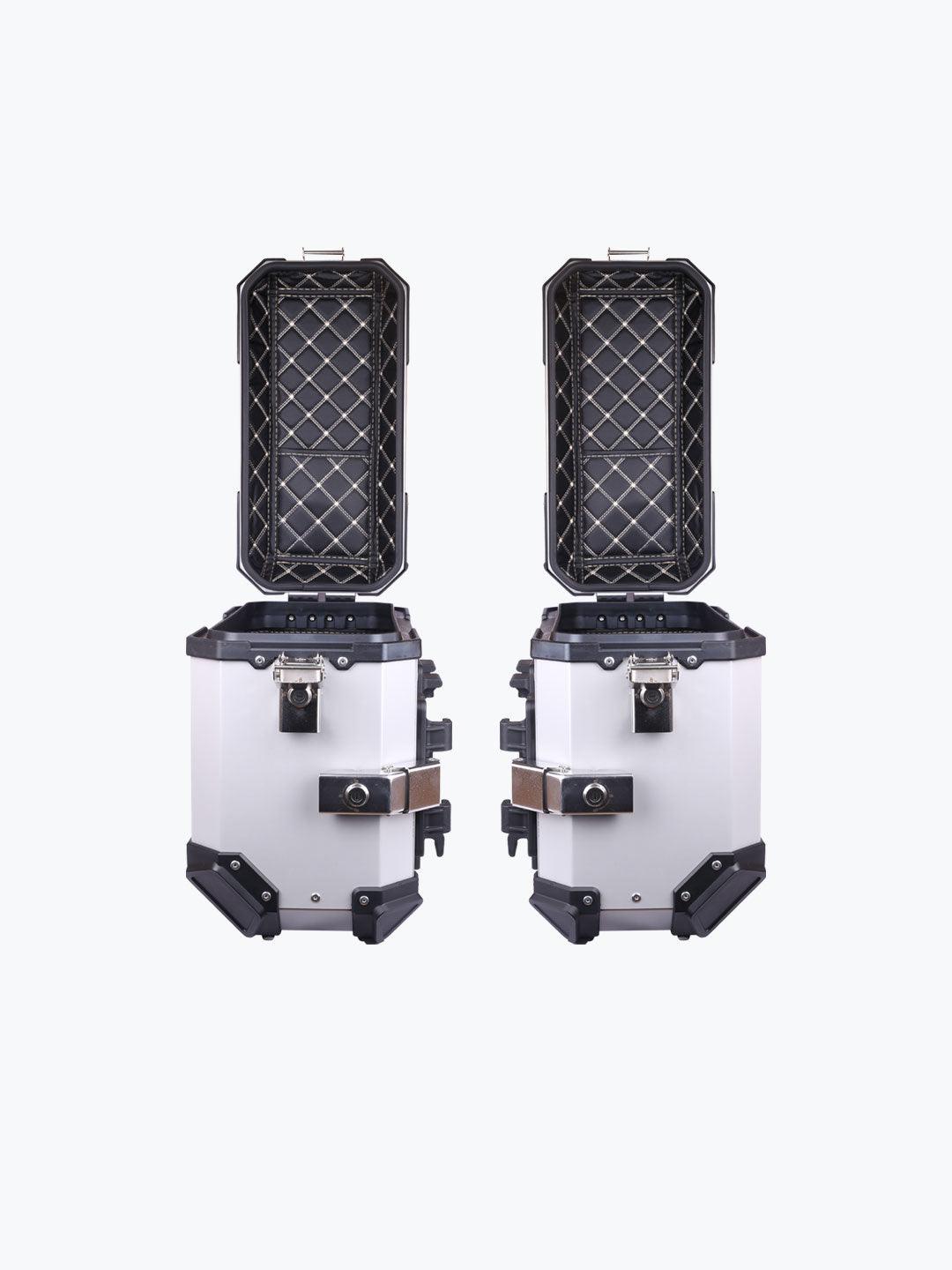 JB 36L Side Box-Silver - Moto Modz