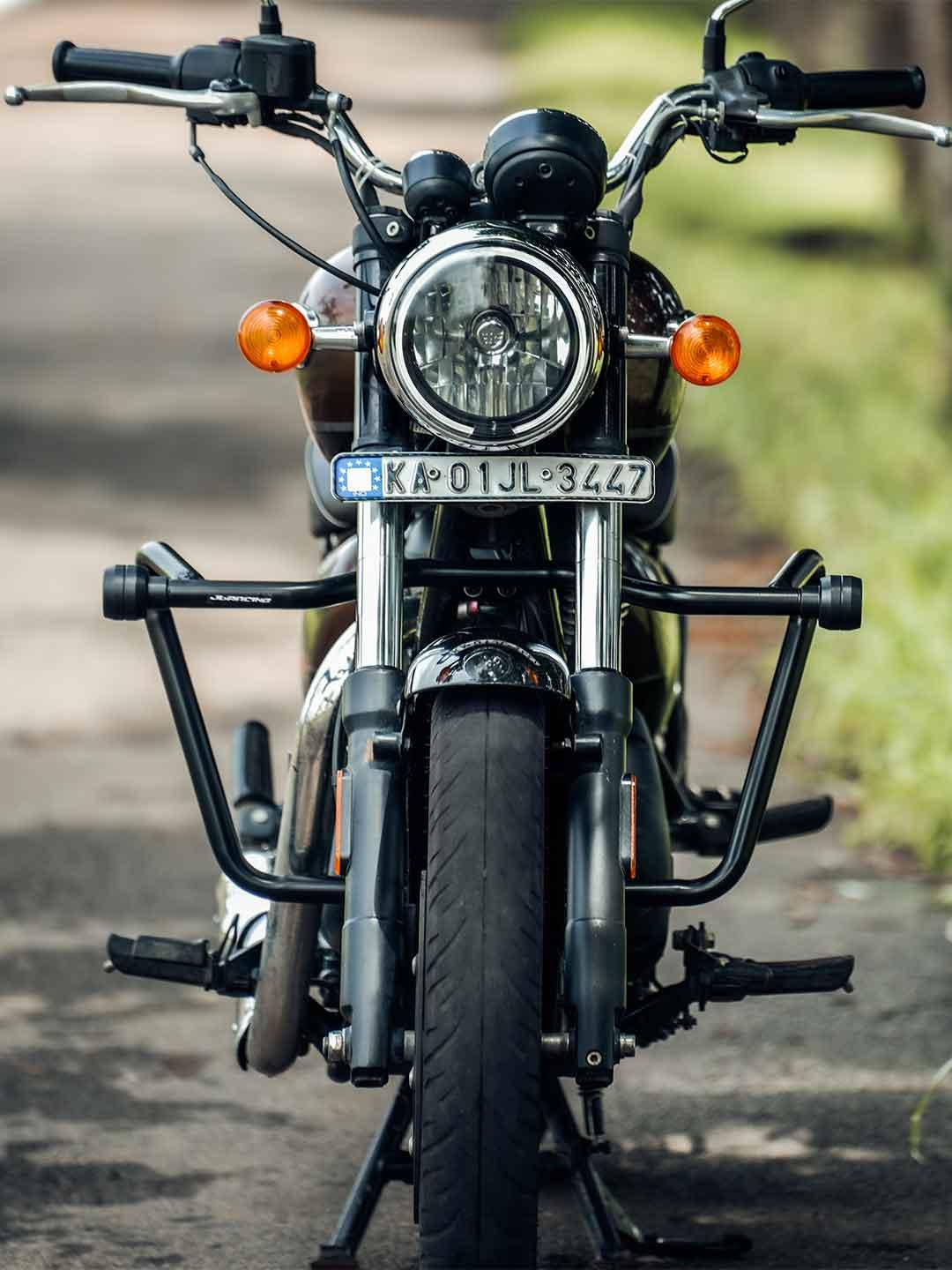 JB Crashguard With Mat Slider For Meteor - Moto Modz