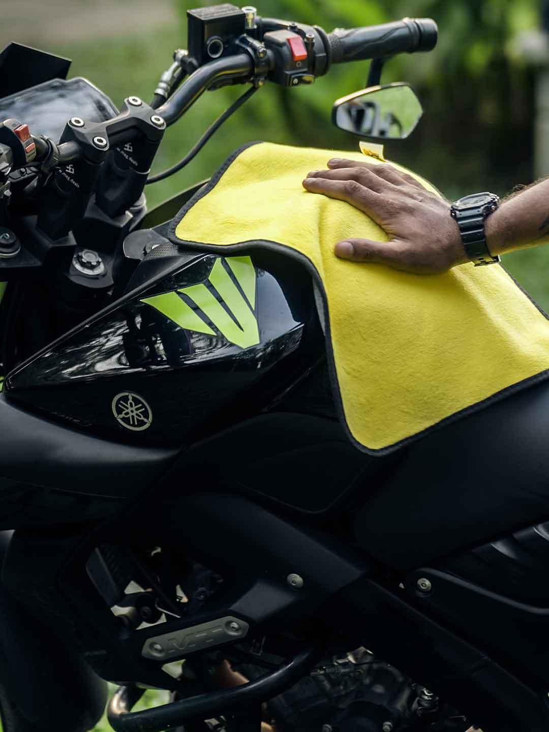 JB Microfiber Towel Ylw 30*40 Cm 1.0 - Moto Modz