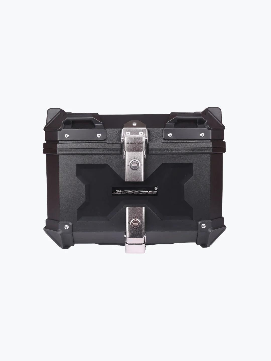 Jb Racing Top Case 45L Economy Black With Backrest Pad - Moto Modz