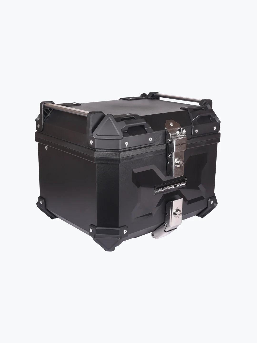 Jb Racing Top Case 45L Economy Black With Backrest Pad - Moto Modz
