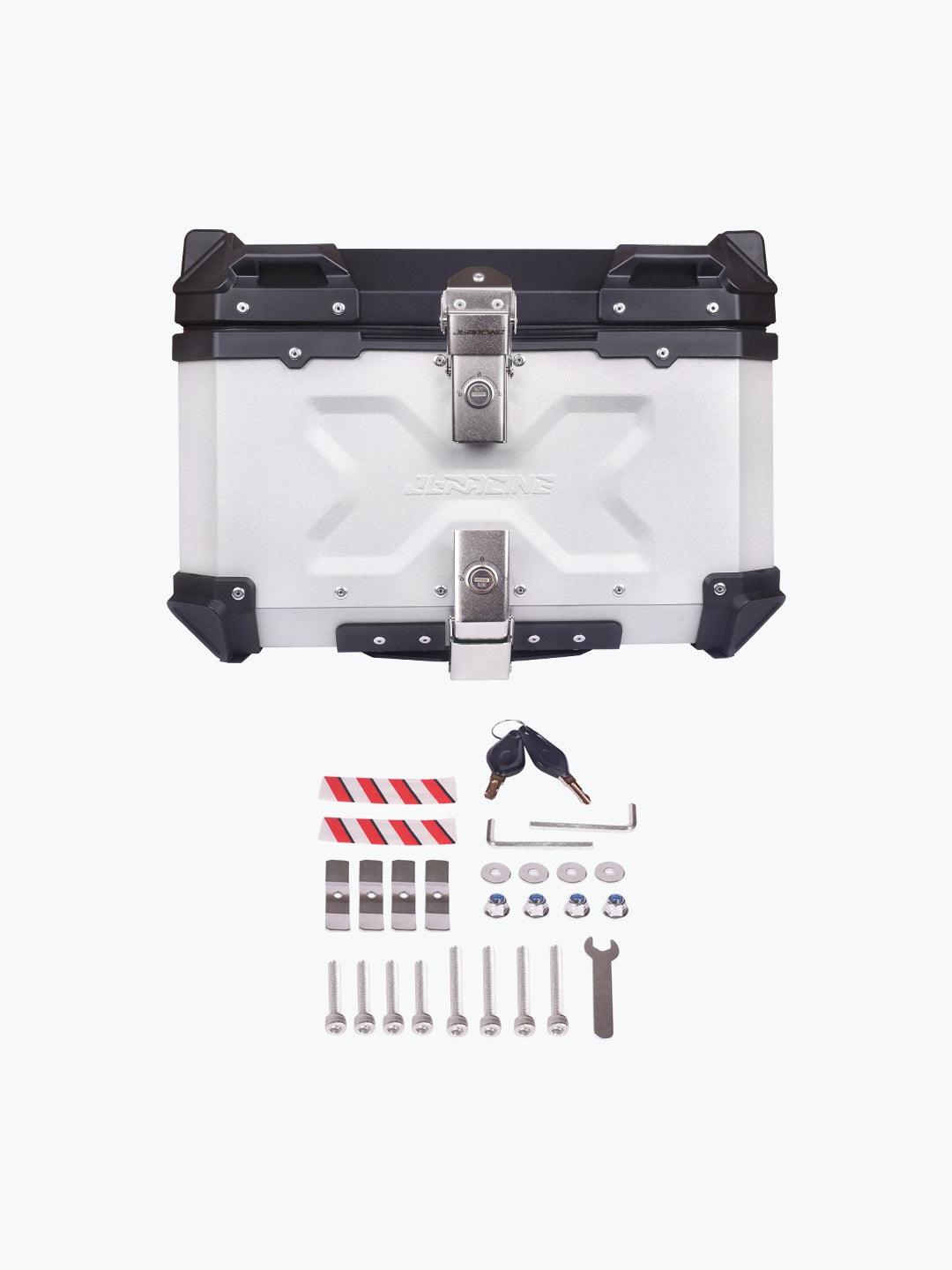 Jb Racing Top Case X 55L Premium With Back Rest Pad - Moto Modz