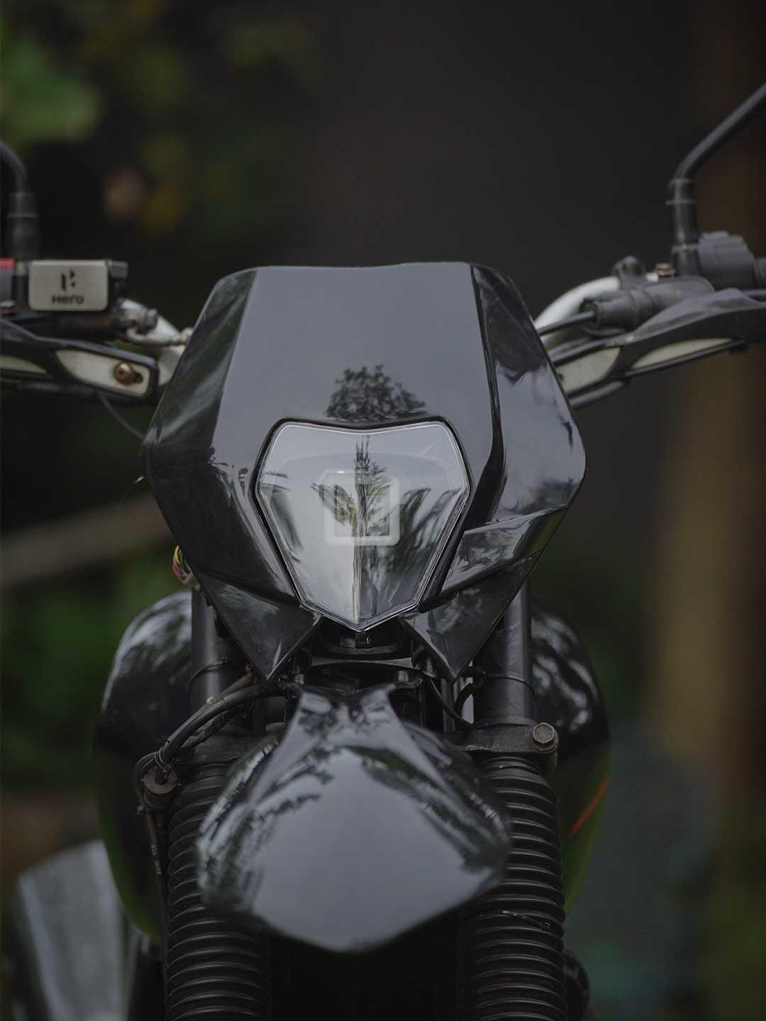 KTM Universal Rally Type LED Headlight With DRL - Moto Modz