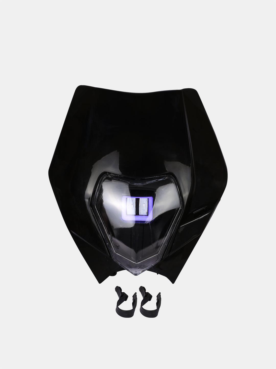 KTM Universal Rally Type LED Headlight With DRL - Moto Modz