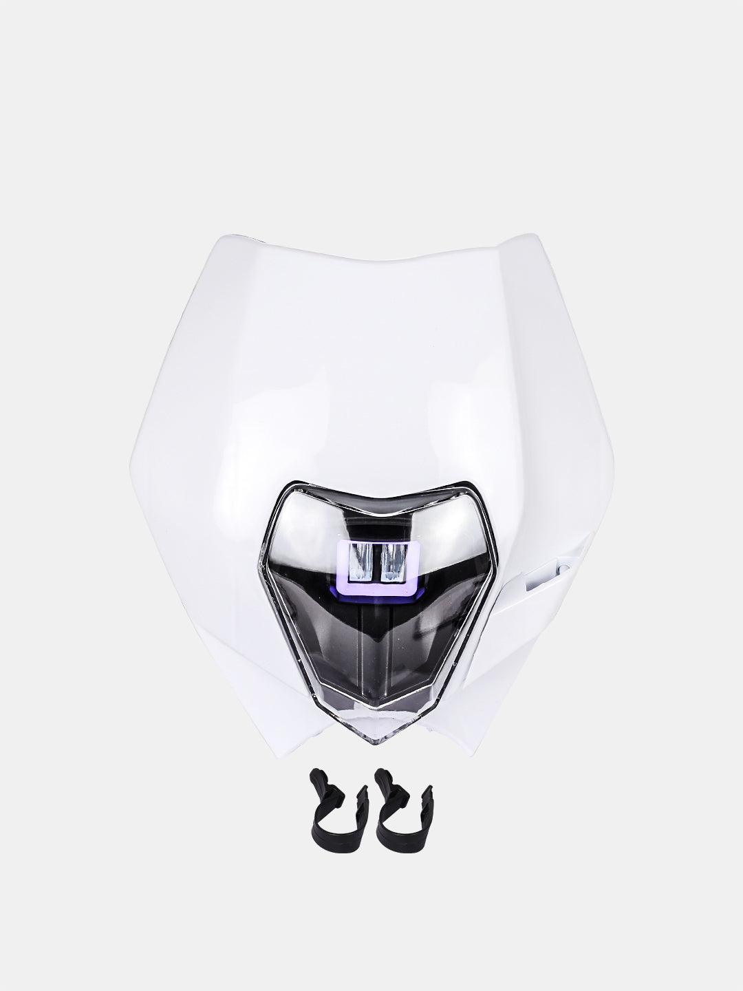 KTM Universal Rally Type LED Headlight With DRL - Moto Modz