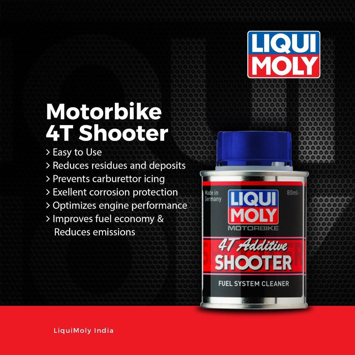 Liqui Moly Motorbike Fuel system cleaner 80 ML - Moto Modz