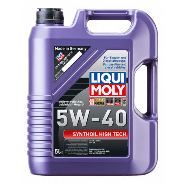 Liqui Moly Synthoil High Tec 5W-40 ( 5L) - Moto Modz
