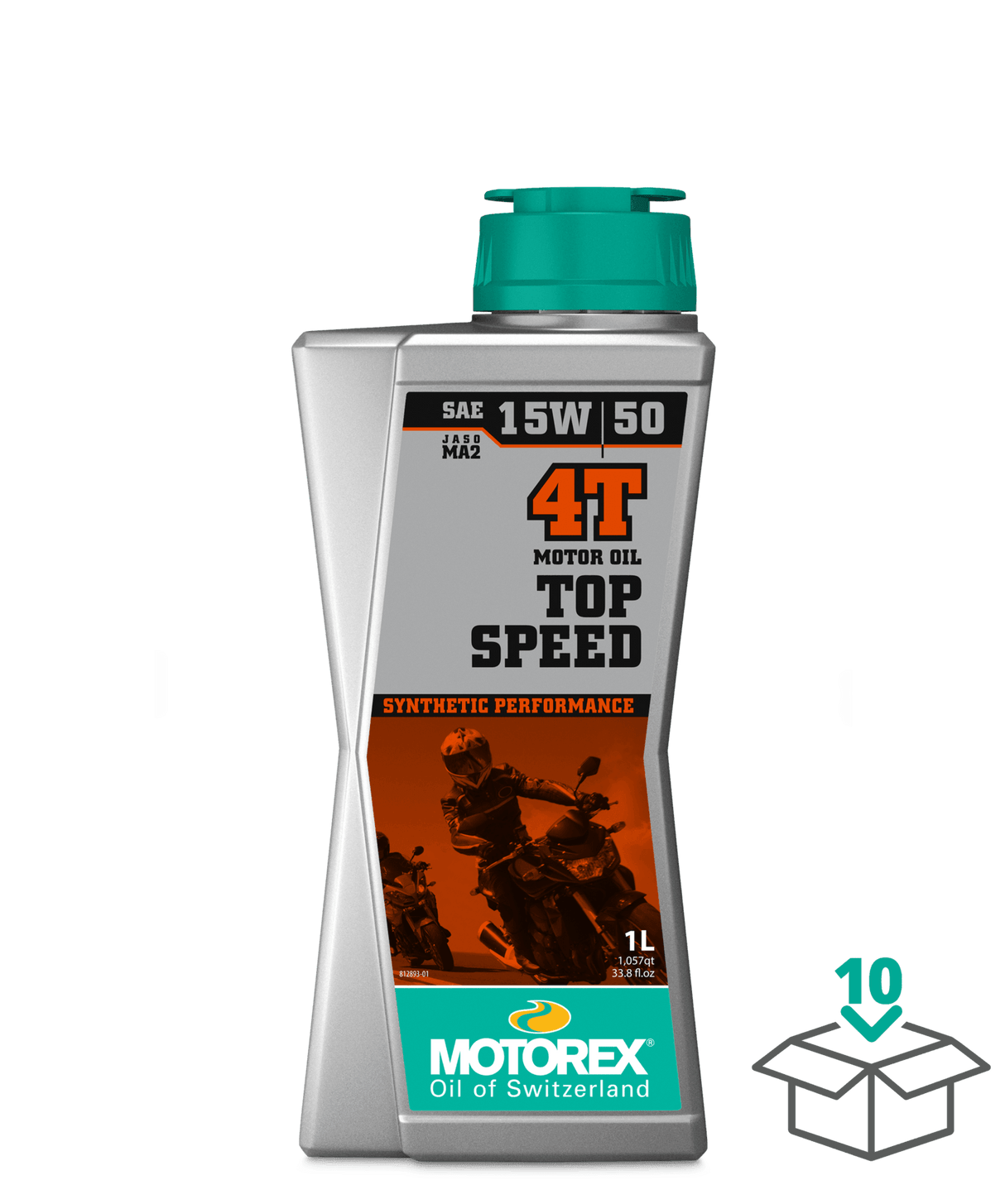 Motorex 15W50 Top Speed ( JASO MA2 ) 1L - Moto Modz