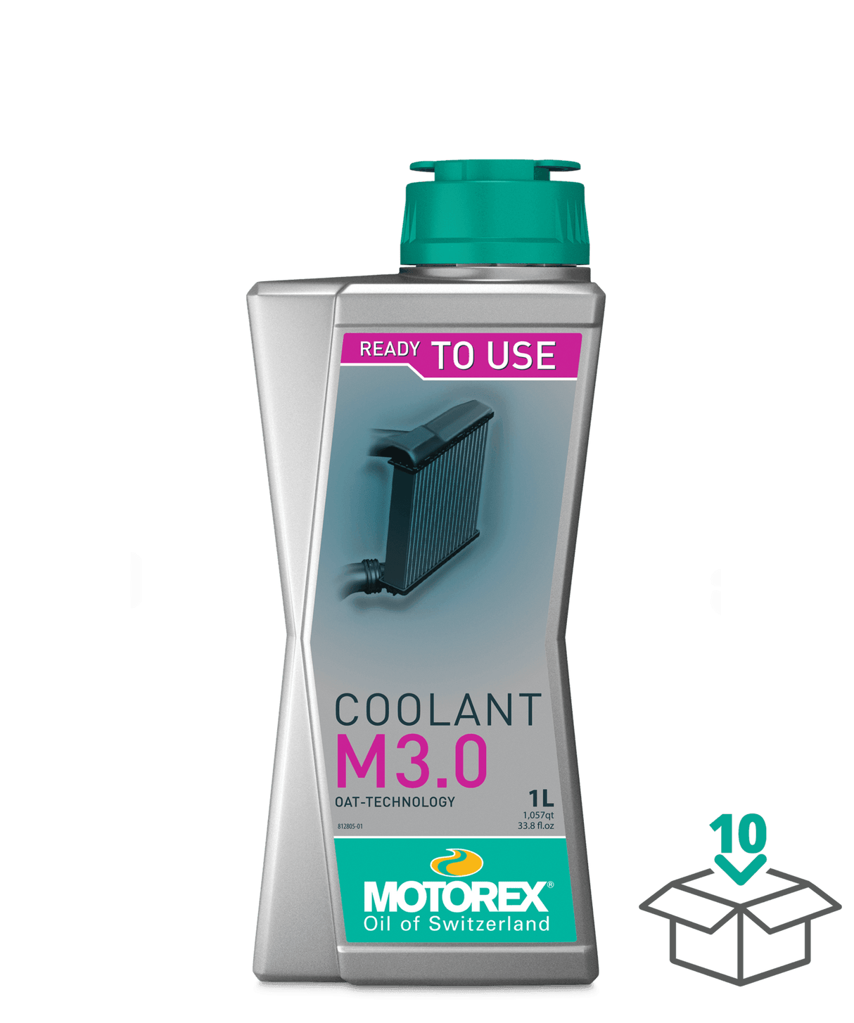 Motorex Coolant M3 Ready To Use ( 1 L ) - Moto Modz