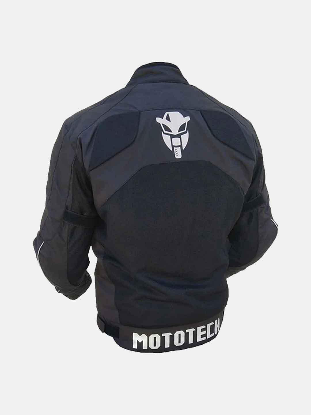 Mototech Scrambler Air Motorcycle Riding Jacket v2-Level 2-Black - Moto Modz