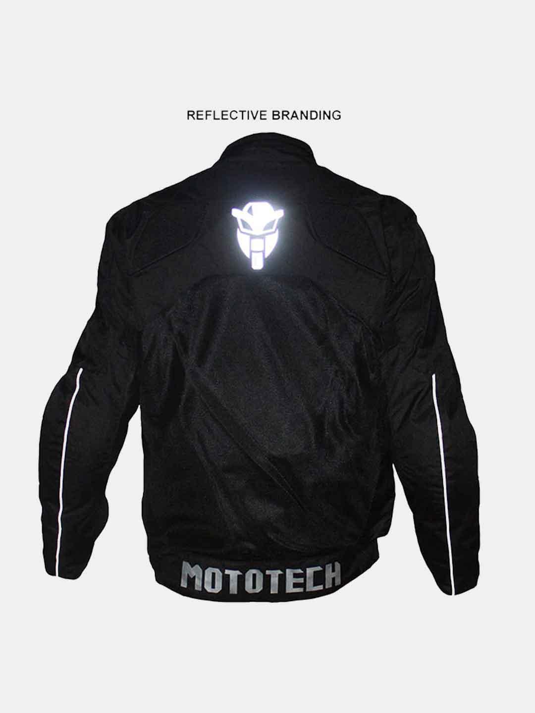 Mototech Scrambler Air Motorcycle Riding Jacket v2-Level 2-Black - Moto Modz