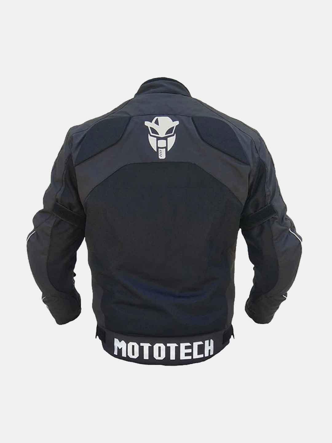 Mototech Scrambler Air Motorcycle Riding Jacket v2-Level 2-Black - Moto Modz