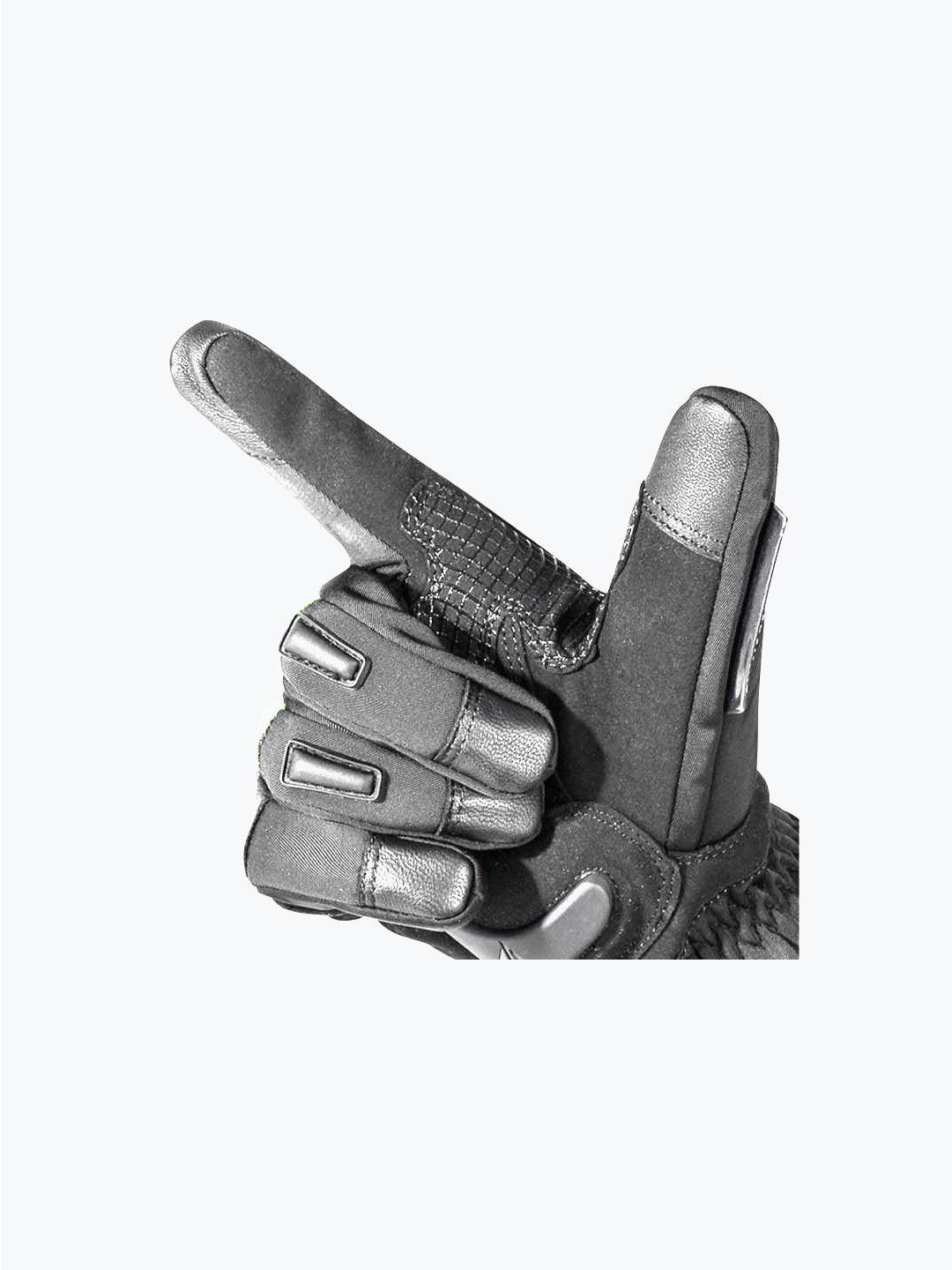 Motowolf Gloves Black Green 0318 - Moto Modz