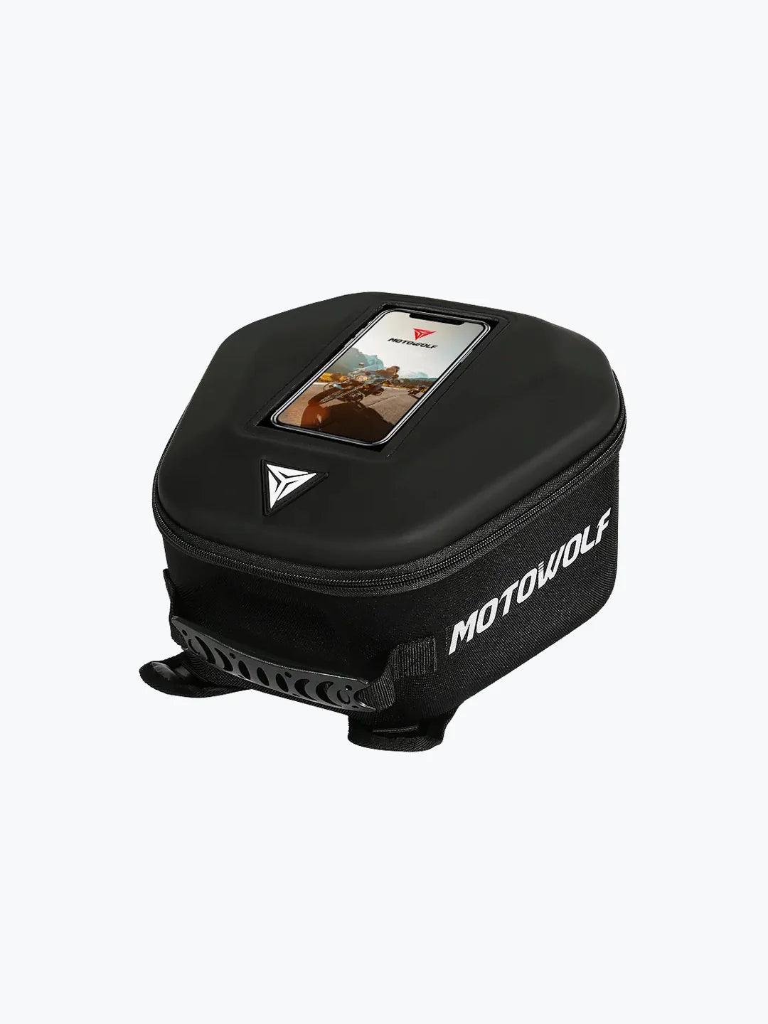 Motowolf Tank Bag Black 0702 - Moto Modz