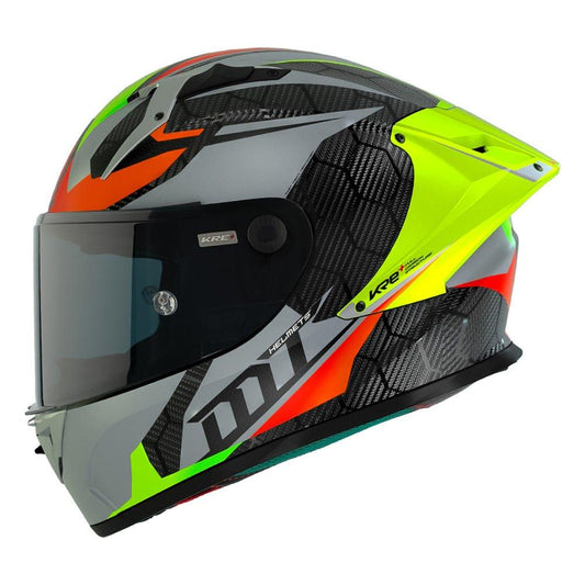 MT Helmets KRE plus carbon projectile gloss grey - Moto Modz