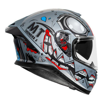 MT Helmets thunder 3 pro creature - Moto Modz