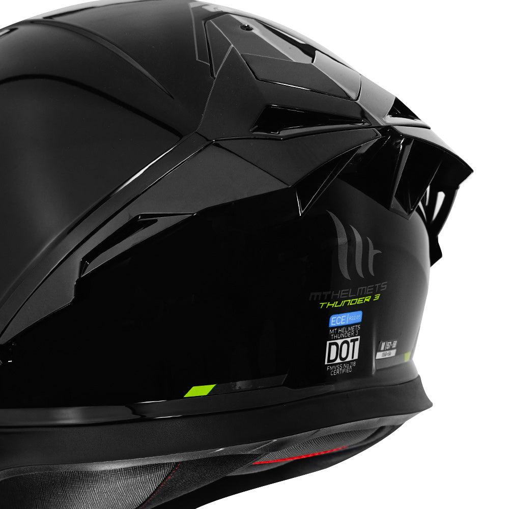 MT Helmets thunder 3 pro solid - Moto Modz