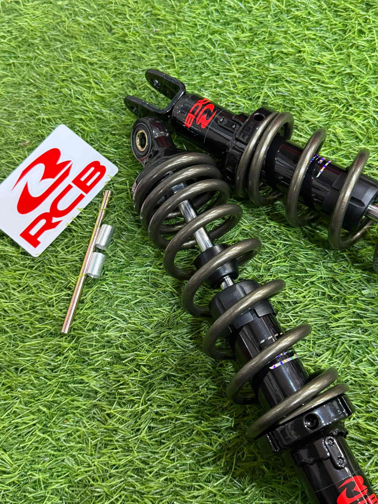 RCB REAR SHOCK ABSORBER A3 AEROX 155 305MM 01A0266 (titanium, 305mm, AEROX)
