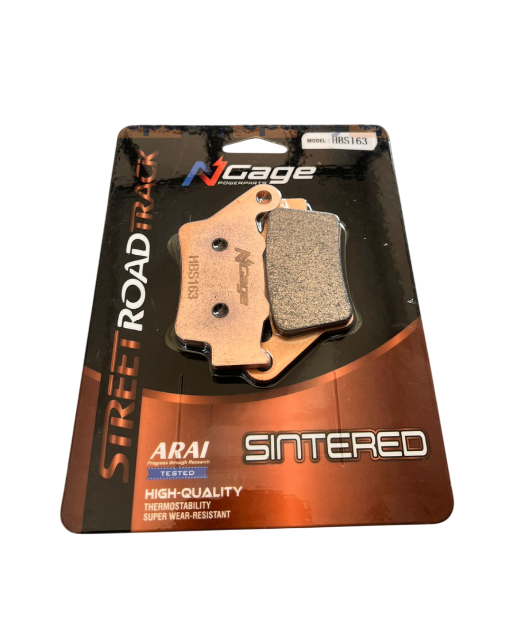 COMBO - BMW 310 GS / 310 R / 310 RR | front and rear sintered brake pads | NGAGE POWERPARTS - ARAI Certified for Extreme Performance