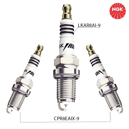 NGK Iridium Spark Plug Set for Dominar 400 ( set of 3) From Moto Modz.
