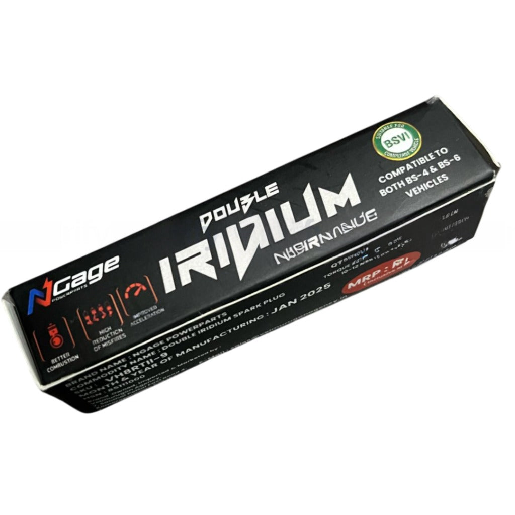 KTM DUKE / RC 125-200-250-390 ( BS4 & BS6 models ) | NGAGE double iridium spark plug | MADE IN JAPAN