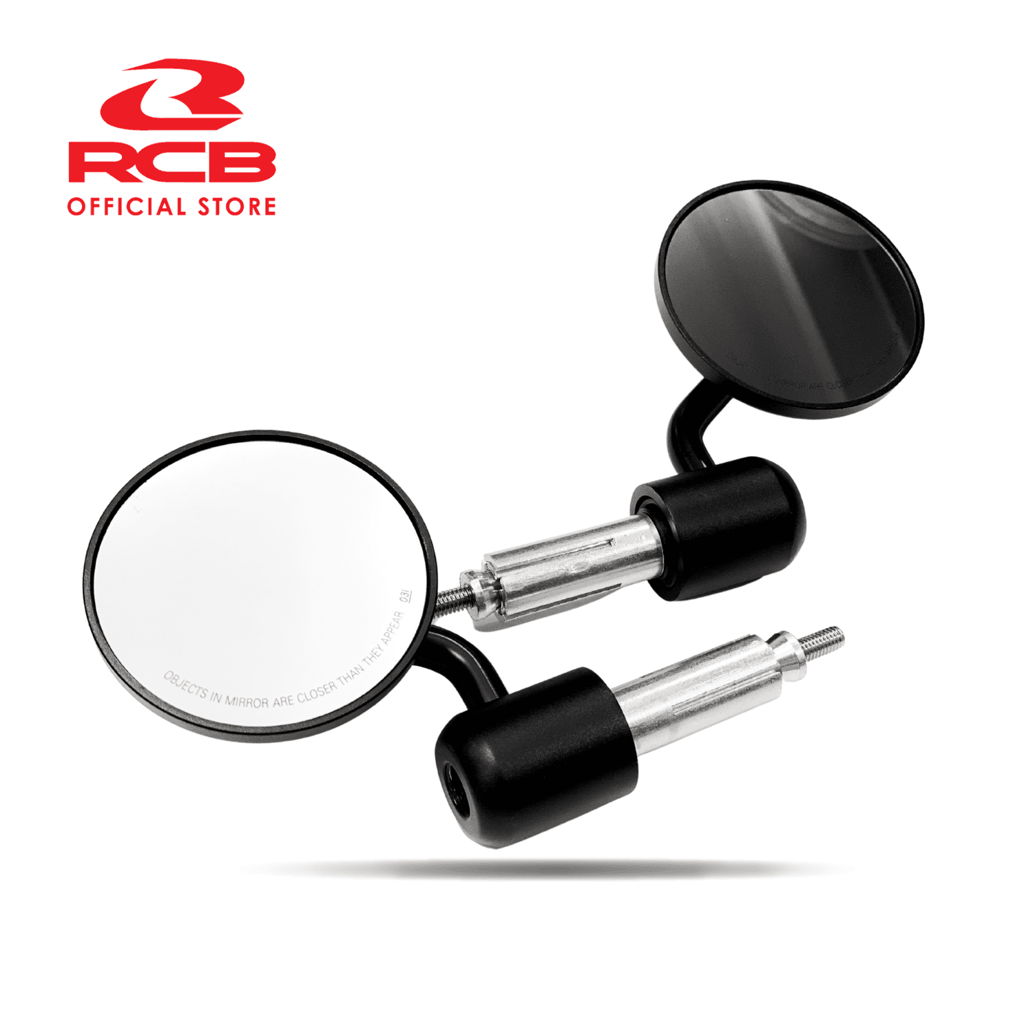 RCB Alloy Side Mirror S7 Series Bar End Type - Universal - Moto Modz