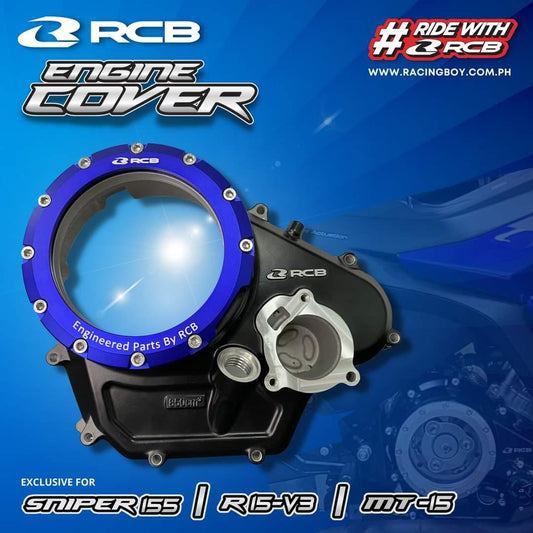 RCB RACING BOY ENGINE COVER For R15-V3, MT-15 850cm3 - Moto Modz