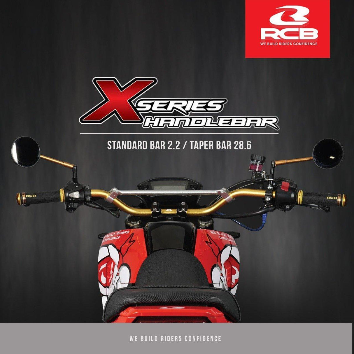 RCB X-Series Handlebar (Standard Bar 22.2mm) - Moto Modz