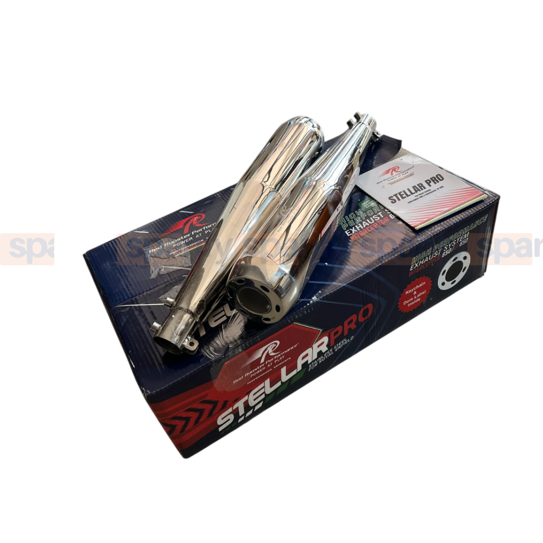 Interceptor 650 | Continental GT 650 | Stellar Pro | DB KILLER | RED ROOSTER PERFORMANCE EXHAUST | POLISH