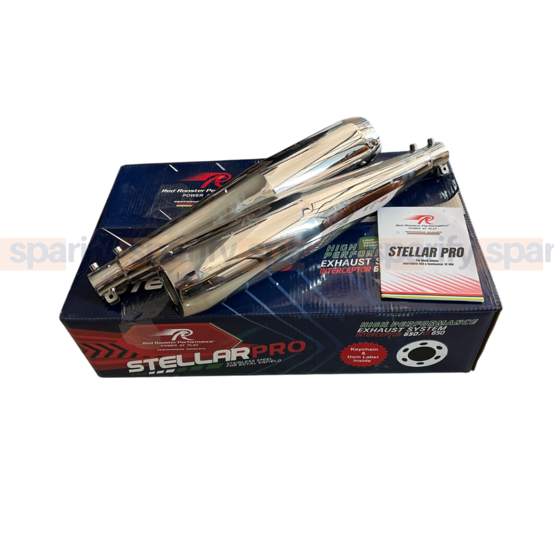 Interceptor 650 | Continental GT 650 | Stellar Pro | DB KILLER | RED ROOSTER PERFORMANCE EXHAUST | POLISH