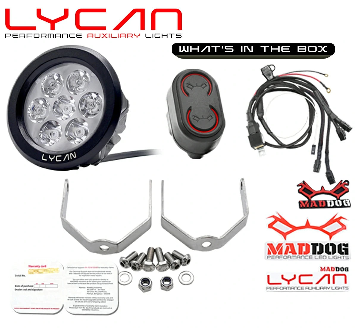 Maddog Lycan Auxiliary Lights