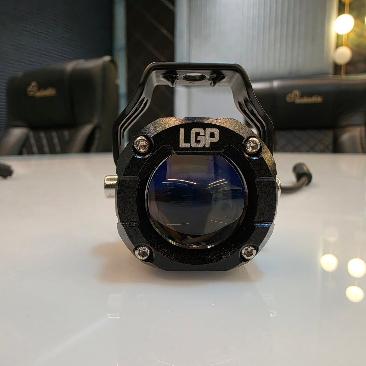 LGP DK150S 70W LED Spotlight for Motorcycles – 7200 Lumens Auxiliary Driving Light, IP68 Waterproof