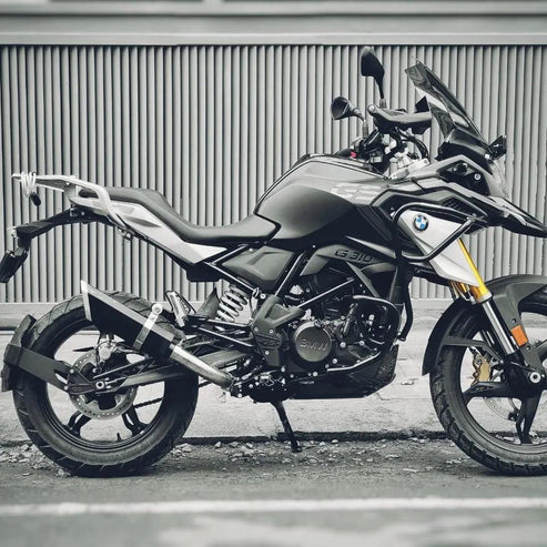 BMW 310 GS / R - Apache RR 310 Rogue 2.0 with bend pipe | BLACK | RUSTFREE | 1 Year warranty - BARREL EXHAUST