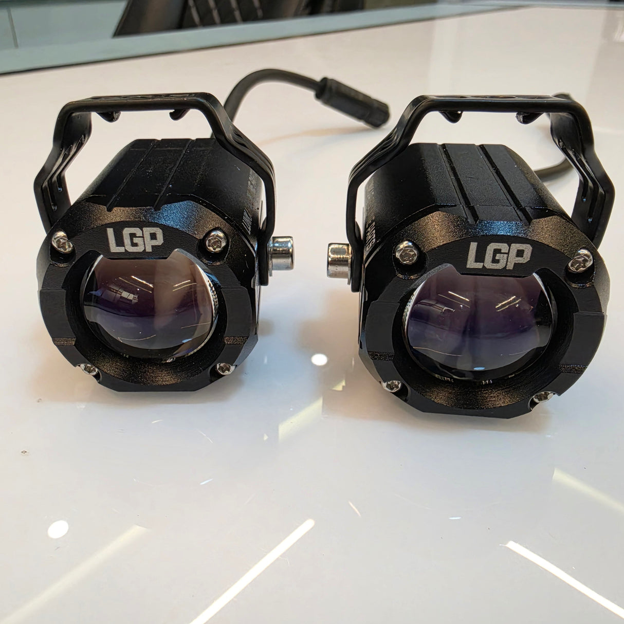 LGP DK150S 70W LED Spotlight for Motorcycles – 7200 Lumens Auxiliary Driving Light, IP68 Waterproof