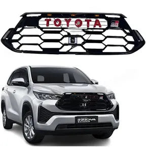 Toyota Hycross GR-Sport Front Grille | Premium ABS | Gloss Black Finish