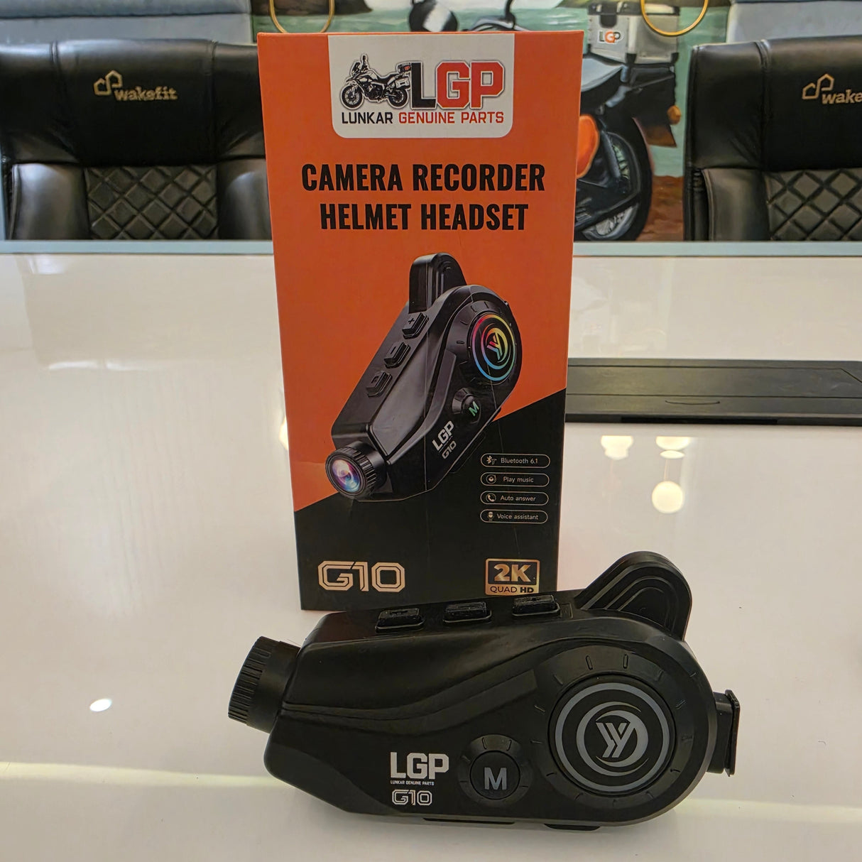 LGP G10 Bluetooth Camera Helmet Headset | 2K Action Camera