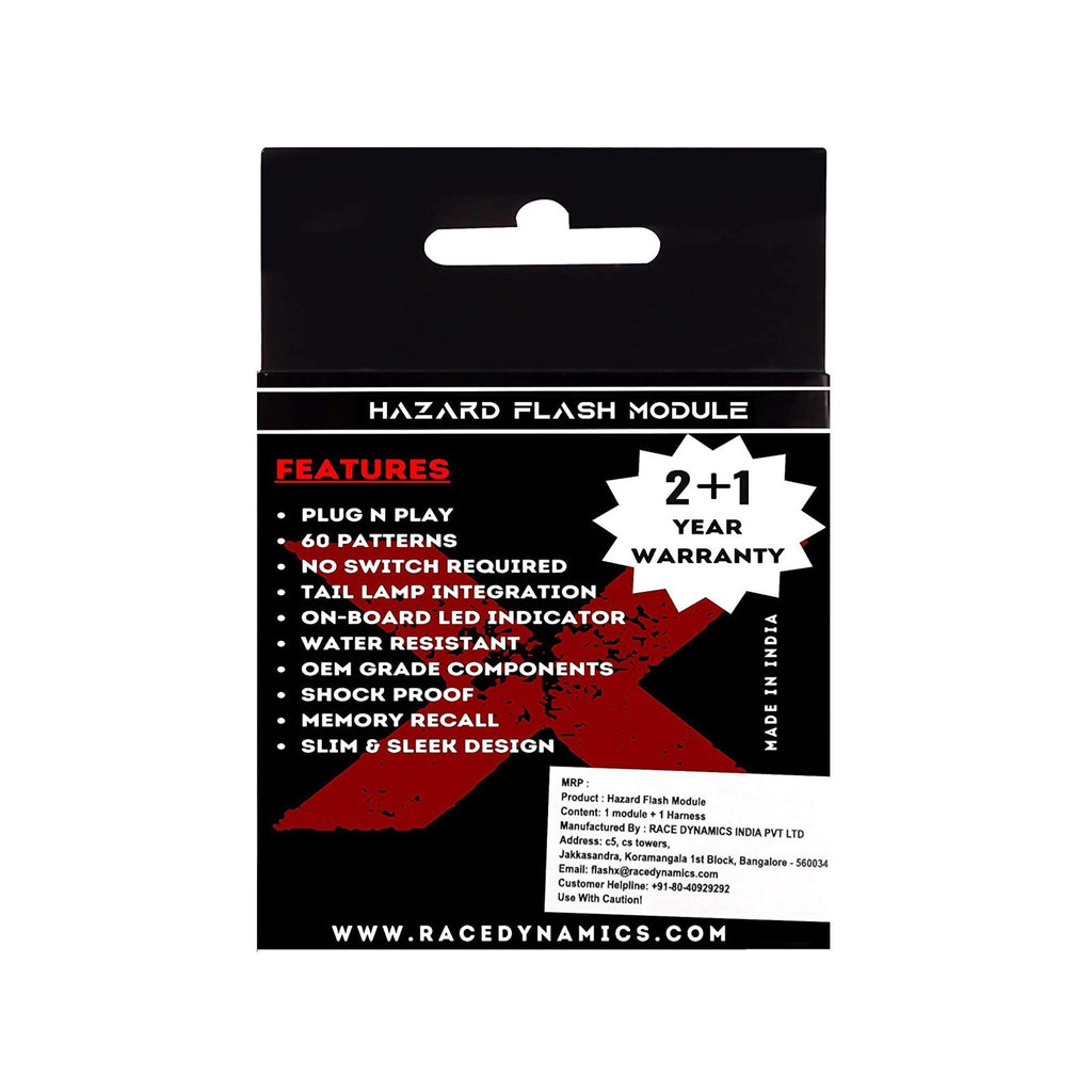 KTM ADVENTURE 390 S / X 2025 onwards | FlashX Hazard Flash Module | Blinker/Flasher - 60 patterns