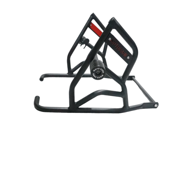 Royal Enfield Himalayan 411 - Motocare Dual Slider Crash Guard Type 2 with Plate