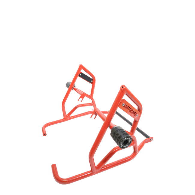 Royal Enfield Himalayan 411 - Motocare Dual Slider Crash Guard Type 2 with Plate